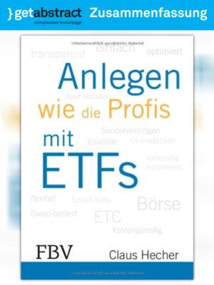 cover image of Anlegen wie die Profis mit ETFs (Zusammenfassung)